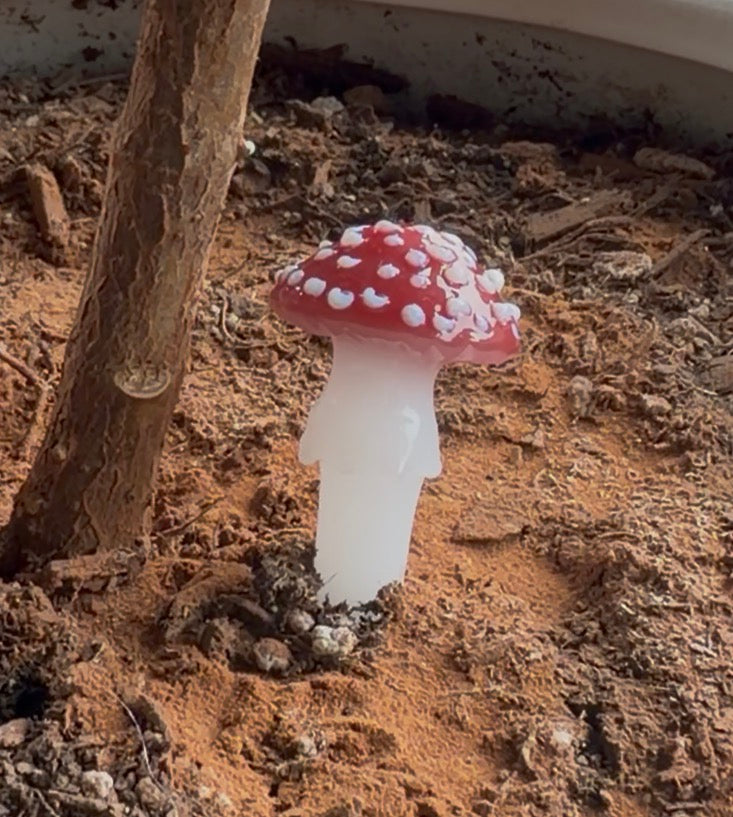 Amanita Mushroom Stake