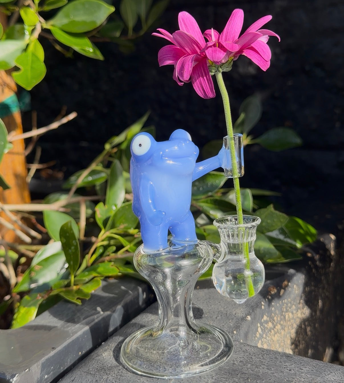 Frog Flower Holder