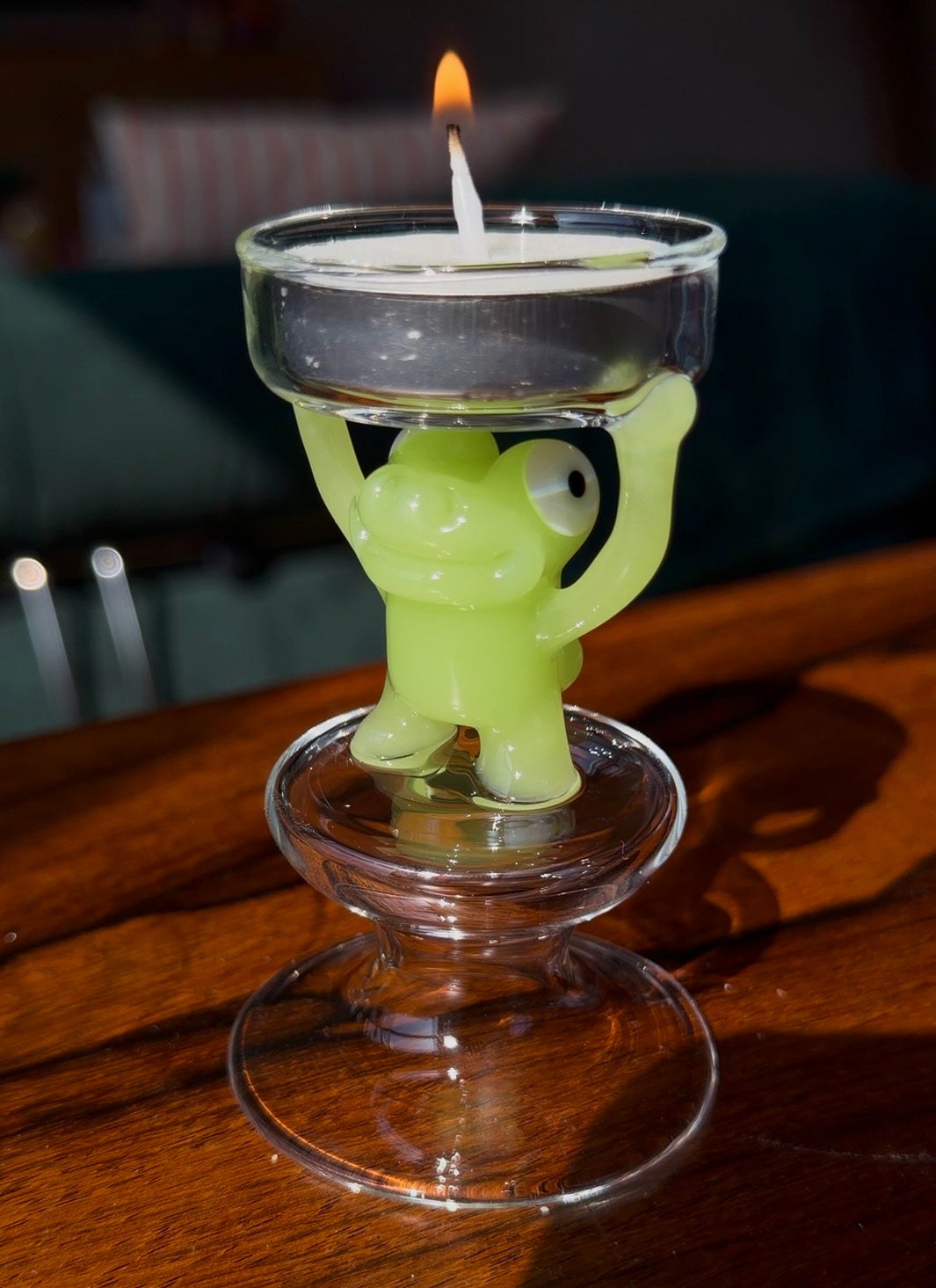 Frog Tealight Candle Holder