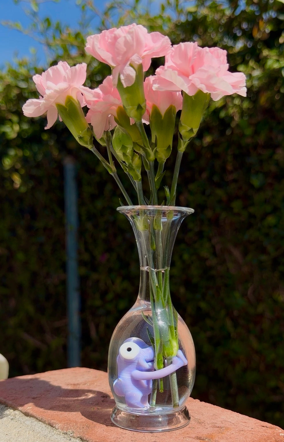 Hugging Frog Bud Vase