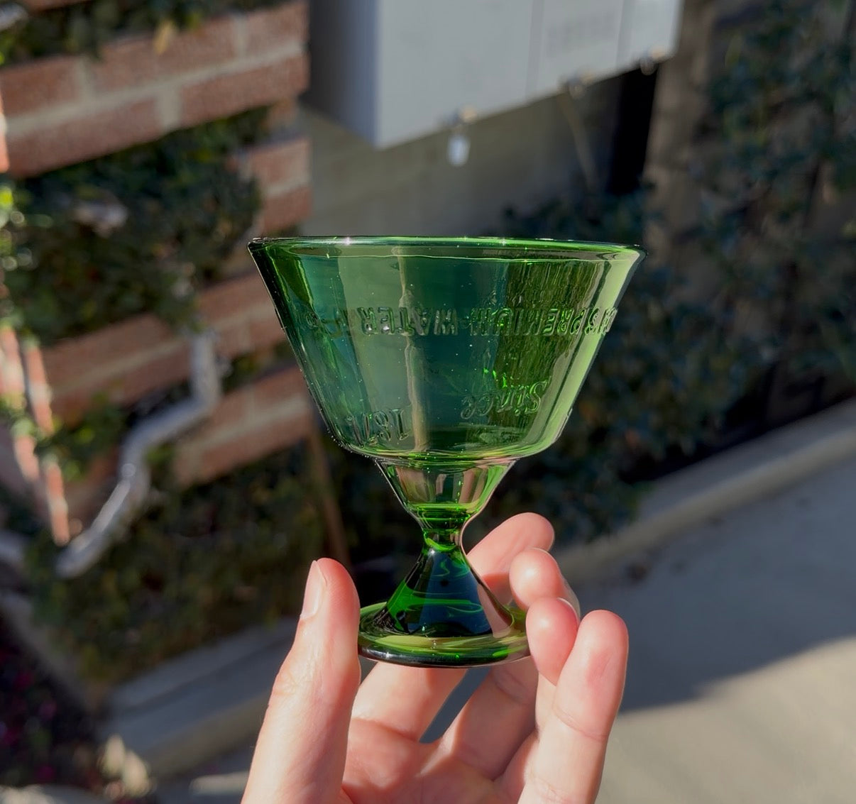 Mountain Valley Cocktail Glass