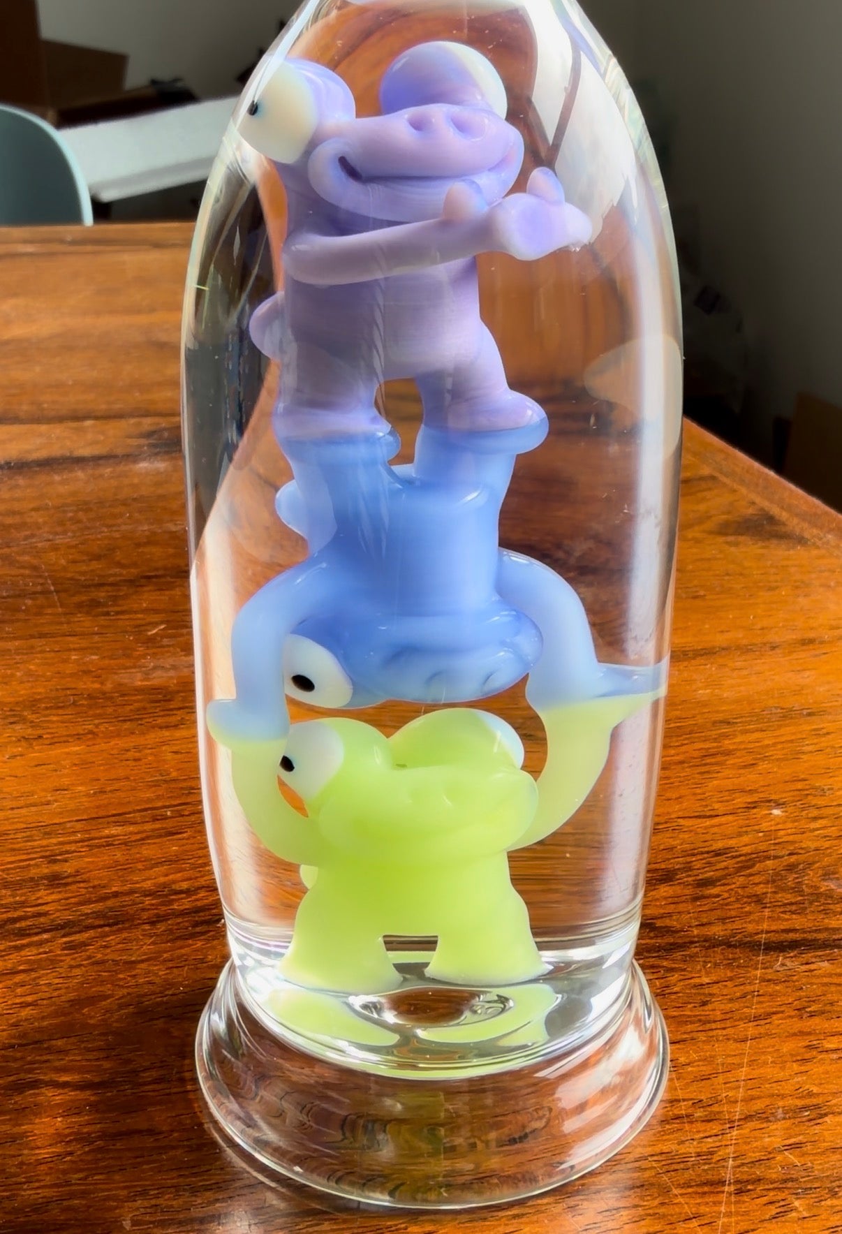 Gymnast Frog Vase