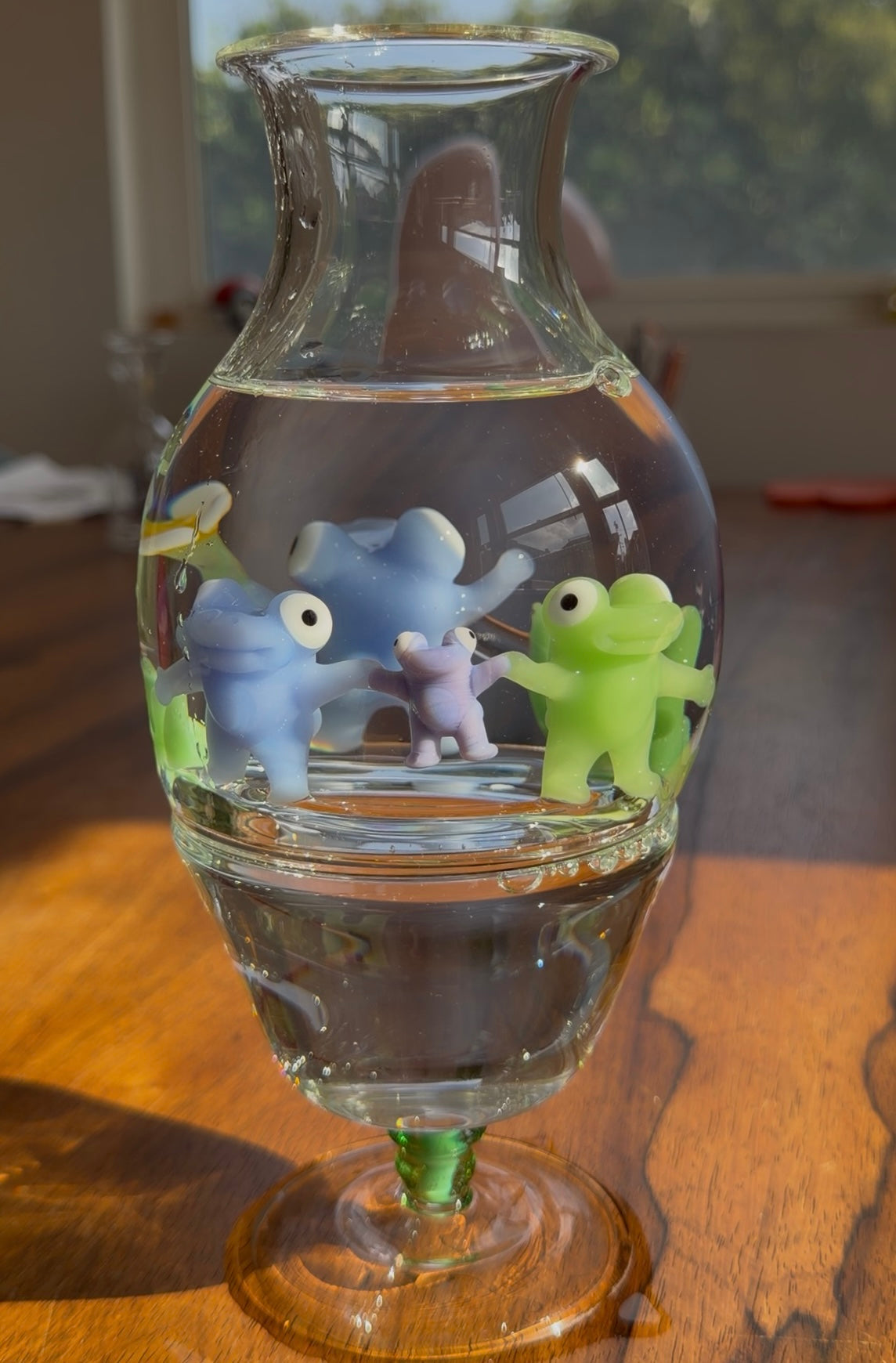 Frog Family Vase